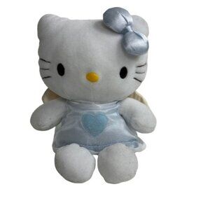 RARE VTG 1998 Sanrio Smiles Hello Kitty Blue Angel Plush Retro Cute